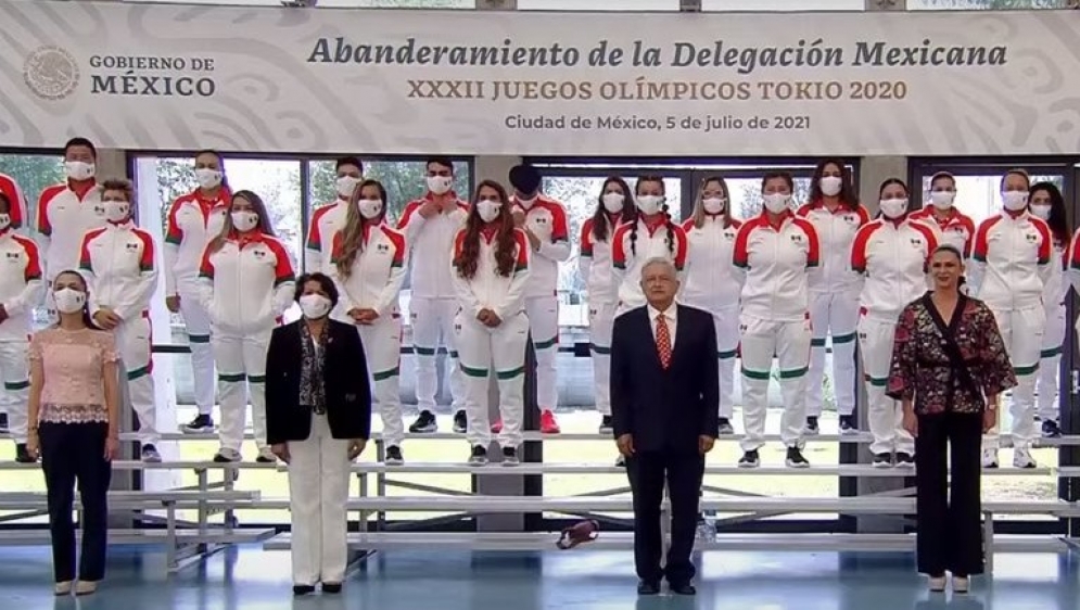 Representan en Tokio a mexicanos luchones, dice AMLO a deportistas previo a Olímpicos