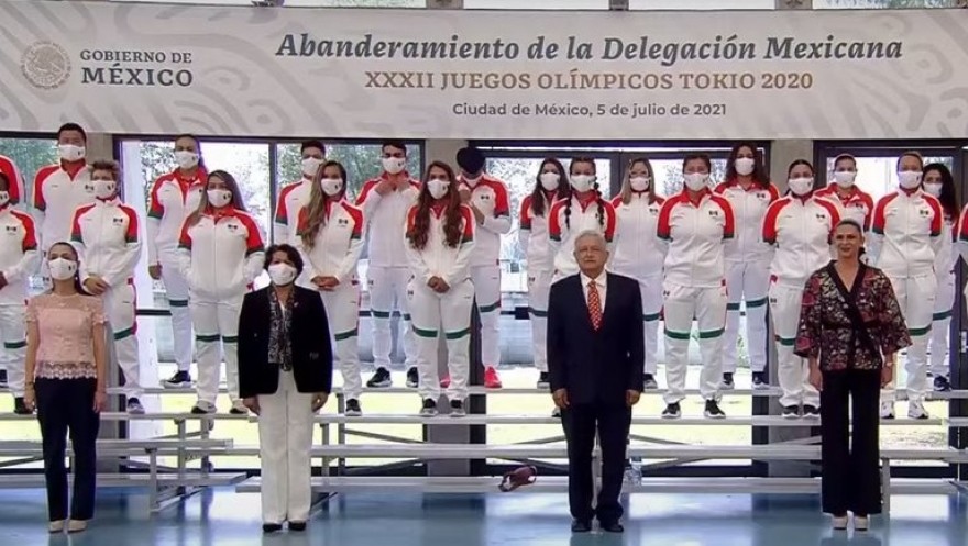 Representan en Tokio a mexicanos luchones, dice AMLO a deportistas previo a Olímpicos