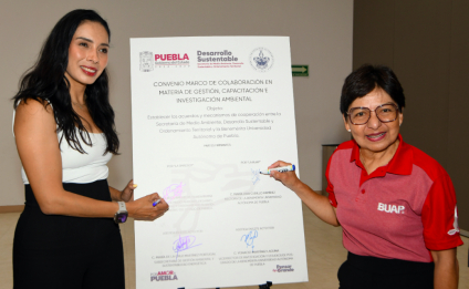 BUAP firma de convenio con la SMADSOT del estado