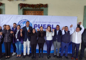 Panistas de San Pedro Cholula expresan su apoyo a Eduardo Rivera