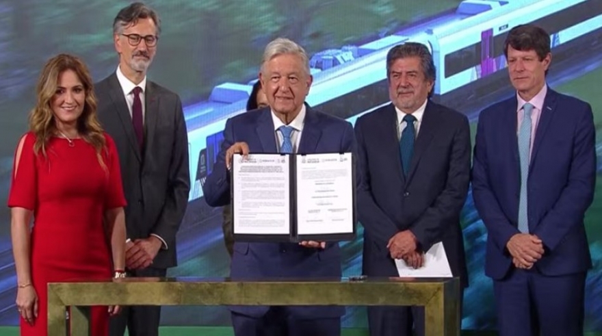 Más de 36 mil millones de pesos en inversión para la construcción de vagones del Tren Maya: AMLO