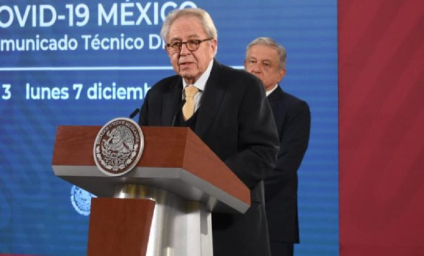 Fue solo un rumor: AMLO sobre la salida de Alcocer "estamos satisfechos con su desempeño”