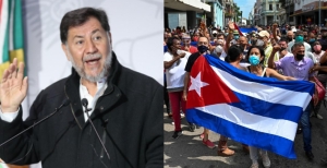 Los que celebran las manifestaciones en Cuba no saben nada de política: Fernández Noroña
