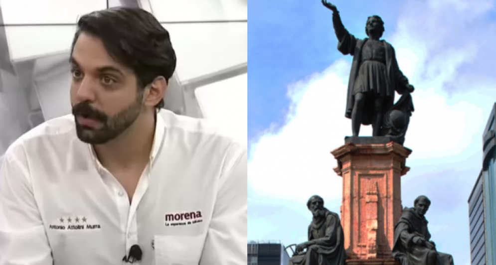Attolini califica de “racistas” y “abusivos” a quienes cuestionan reemplazo de estatua de Cristóbal Colón