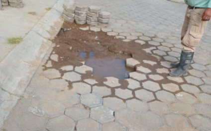 CAPAMH repara fugas y da mantenimiento preventivo en distintos puntos de Huamantla