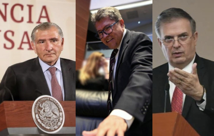 INE rechaza medidas cautelares contra Adán Augusto, Monreal y Ebrard por presuntos actos anticipados de campaña