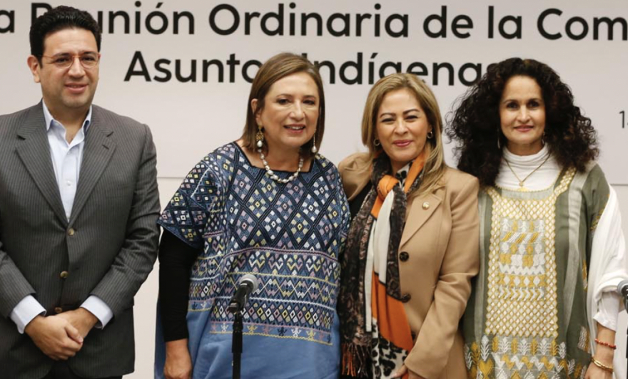 Aplaude Xóchitl Gálvez a la Comisión de Asuntos Indígenas por dictaminar el 100% los asuntos recibidos sin importar partidos políticos
