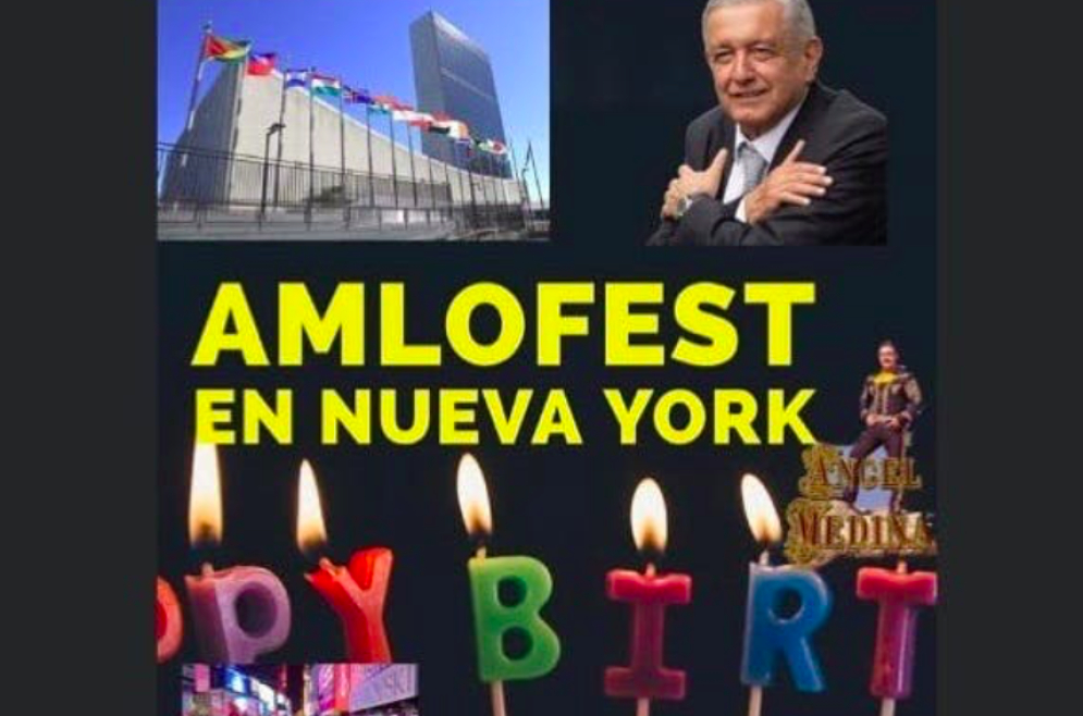 Morenistas alistan AMLOFest para recibir al presidente en Nueva York por su visita a la ONU