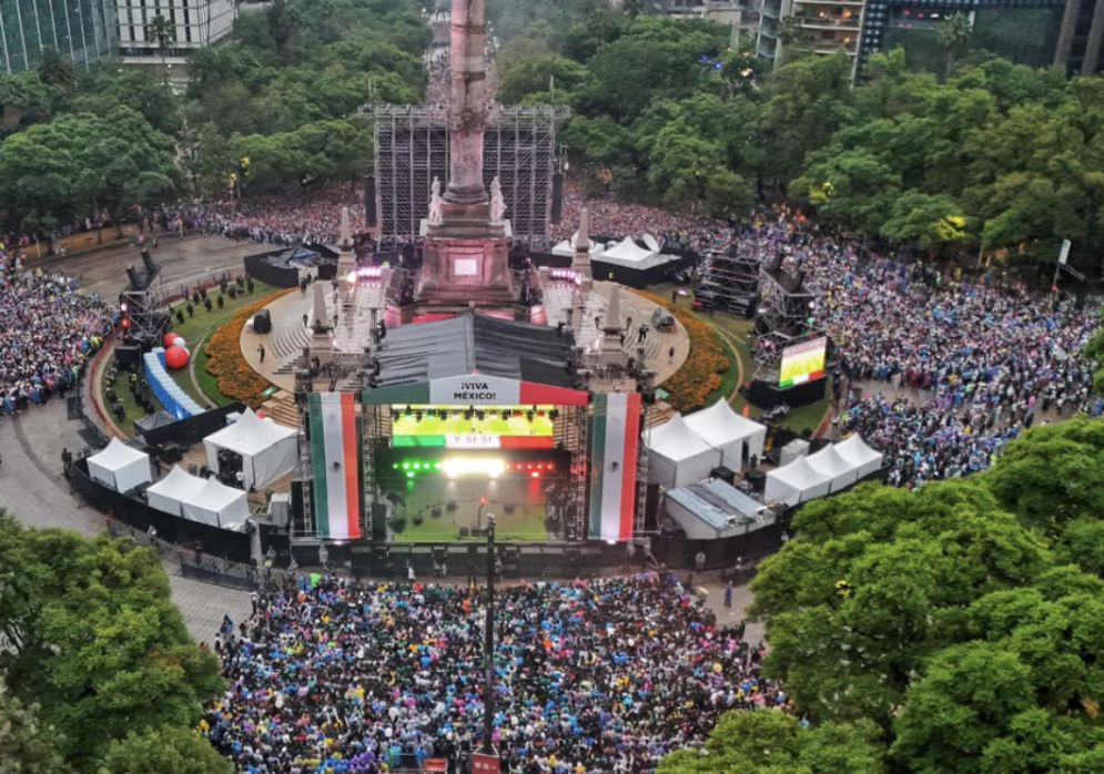 Brugada presume 1 millón 350 mil aficionados en sedes de transmisión del México vs Inglaterra