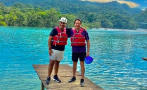 Eduardo Ramírez y Mario Delgado presumen vacaciones en Chiapas en plena pandemia