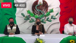Evelyn Salgado modifica la bandera de México y le agrega una “S” por su apellido