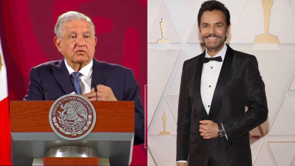 AMLO omite felicitar a Eugenio Derbez por su premio Oscar
