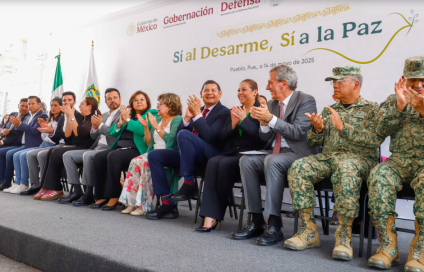 Arranca el programa “Sí al Desarme, Sí a la Paz” en Puebla