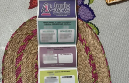 INE confirma 29 denuncias presentadas contra acordeones que favorecieron a candidatos morenistas en la elección judicial