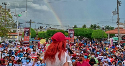 Layda Sansores en Campeche
