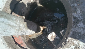 Continúa CAPAMH con trabajos de desazolve ahora en el recinto ferial