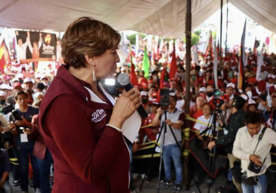 Promete Delfina Gómez reducirle el sueldo a sus funcionarios de primer nivel