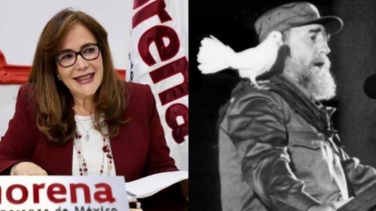 Tunden a Yeidckol tras expresar su apoyo al régimen cubano; le piden que se vaya a vivir como socialista
