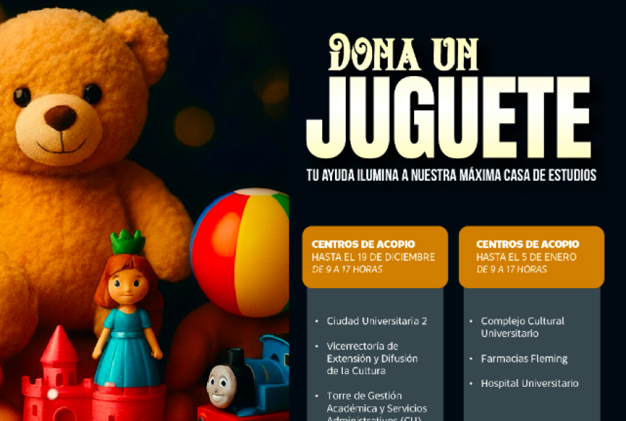 Súmate a la campaña dona un juguete de la BUAP