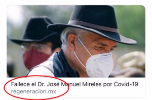 Tunden al periódico Regeneración de Jesús Ramírez por difundir Fake News sobre Mireles