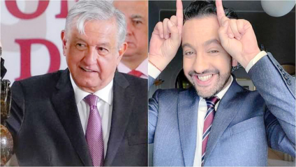 Andrés Manuel López Obrador y Chumel Torres