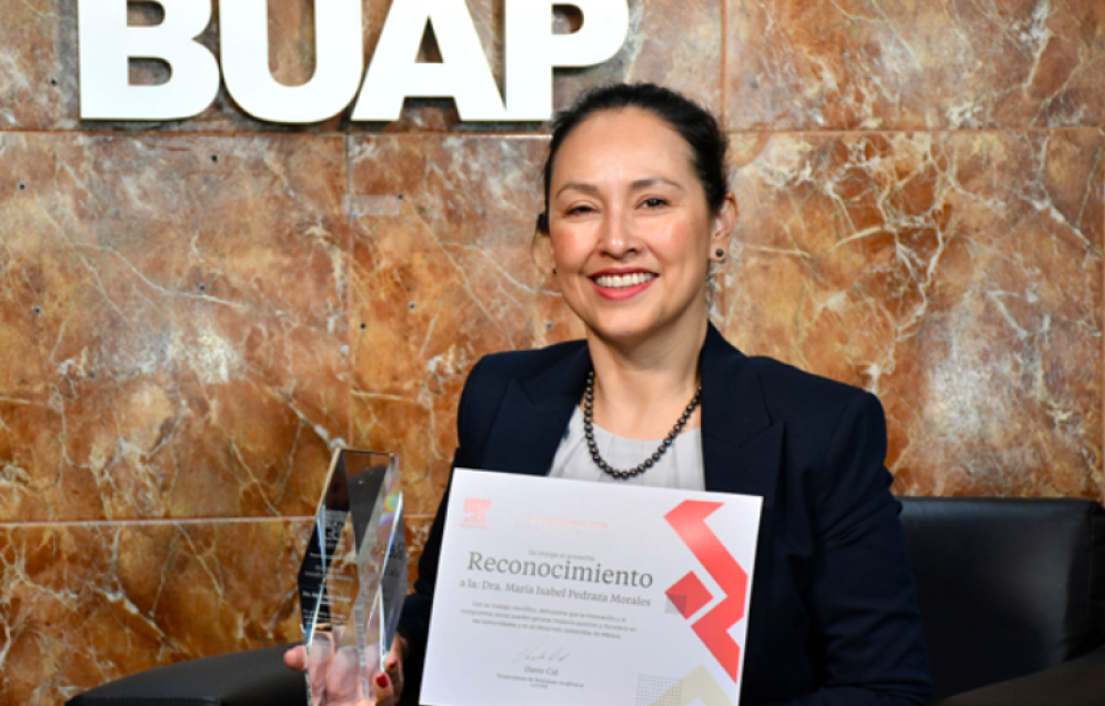 Reconocen a investigadora BUAP con el Premio Elsevier 2026 “Mujeres que transforman México”