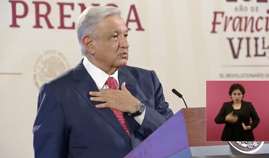 AMLO acusa que críticas contra él también son “violencia política de género”