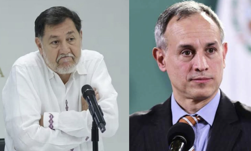 Noroña responde que Gatell le gana en ser el político más odiado de México