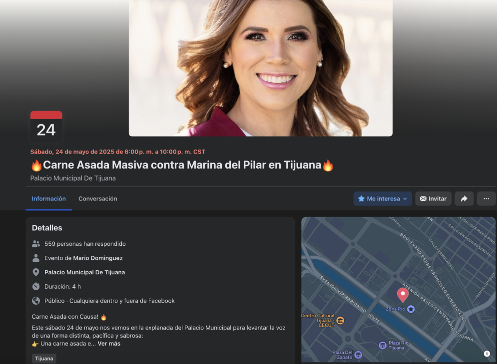 Convocan a nueva carnita asada contra Marina del Pilar pero ahora en Tijuana 