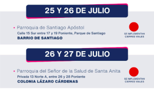 Habrá cierres viales por festividades en Santiago Apóstol y Santa Anita