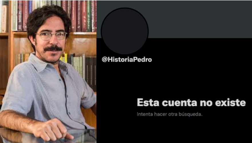 Twitter suspende cuenta de Pedro Salmerón