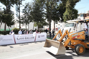 Ayuntamiento y Gobierno de Puebla dan arranque a programa “1000 Calles”