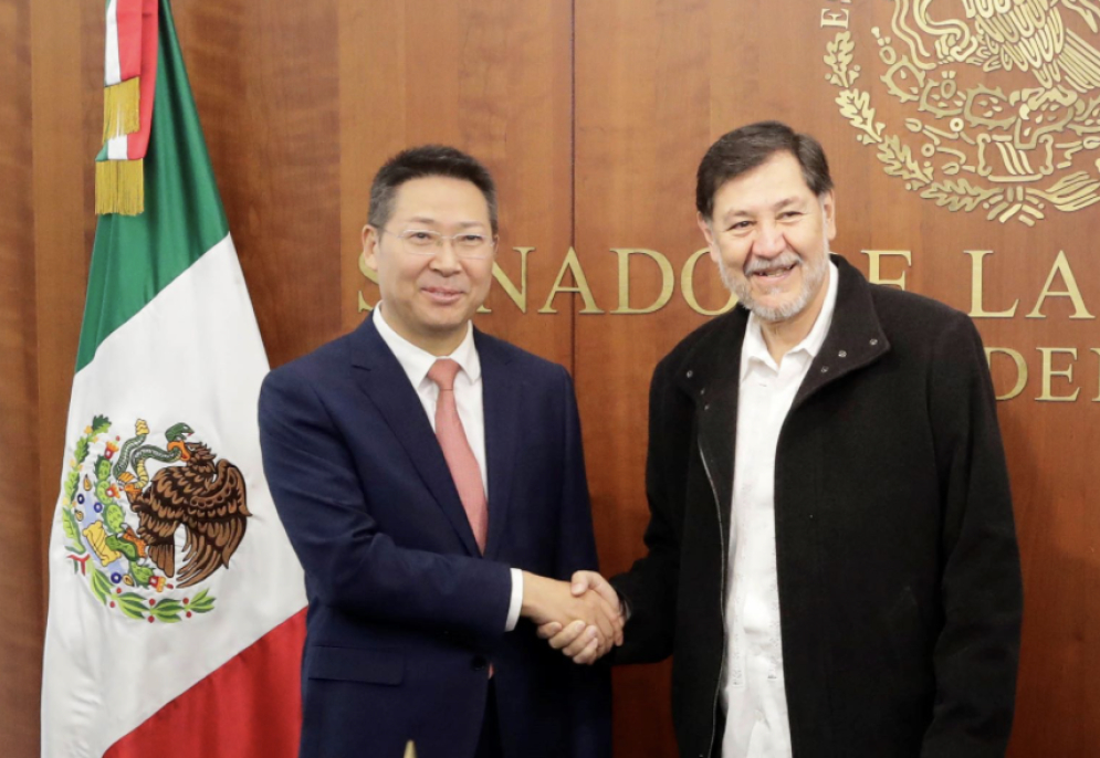 Noroña pide voltear a ver a China ante “momento complicado entre México y EU”