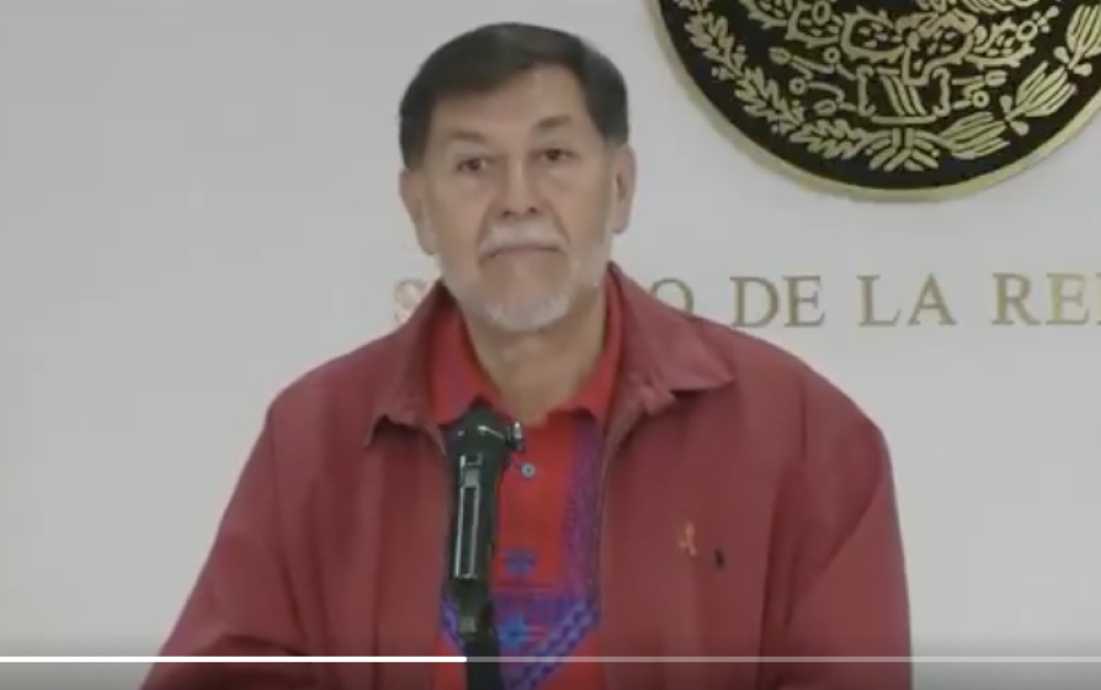 Medios abandonan a Noroña por misognia contra alcaldesa de Uruapan Grecia Quiroz