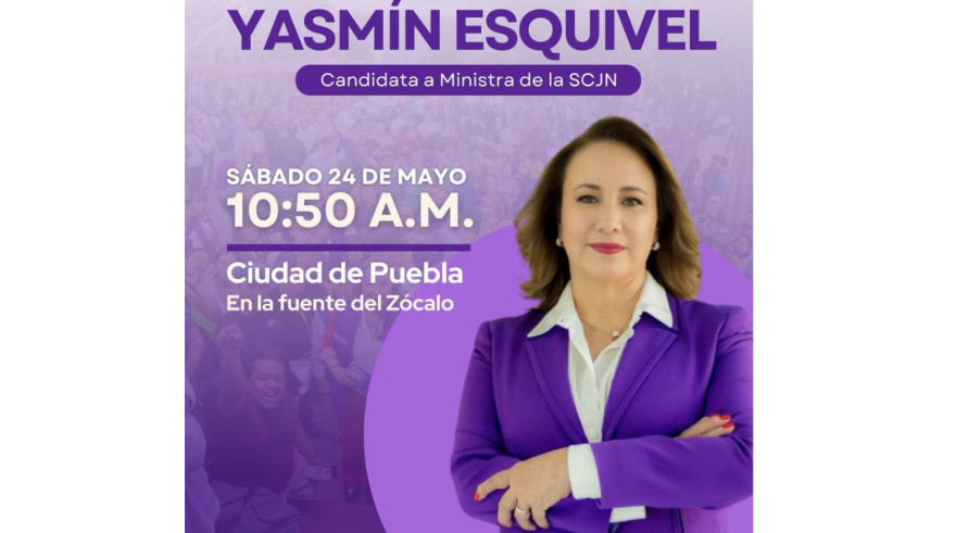 Yasmín Esquivel en Puebla