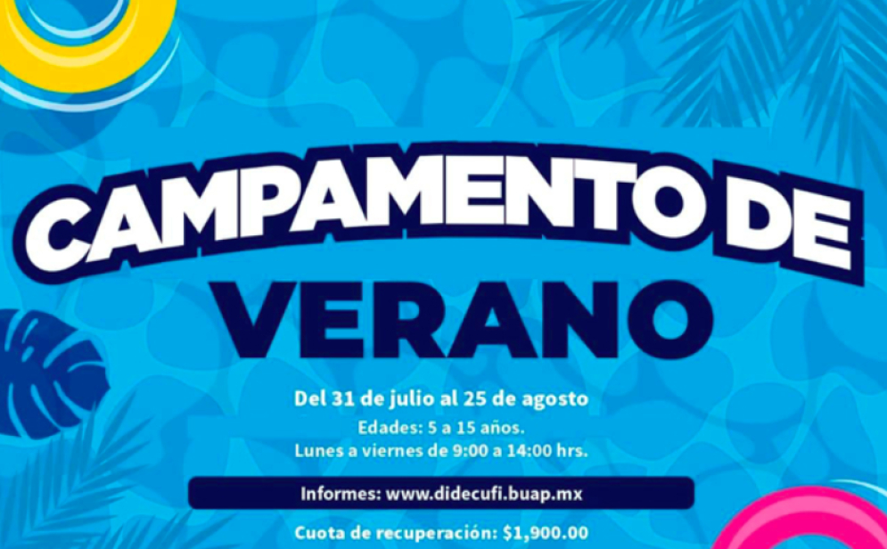 BUAP anuncia su “Campamento de Verano 2023”