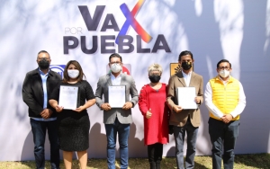 PRI, PAN y PRD concretan coalición ‘Va por Puebla’ en busca de diputaciones y municipios