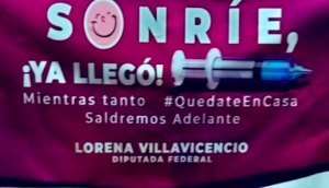 Tunden a diputada de Morena por hacerse publicidad con vacuna vs COVID