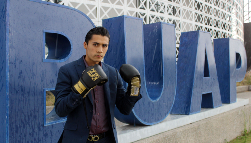 Saúl Rivera Carrillo: el estudiante de Arquitectura que es promesa del boxeo en México