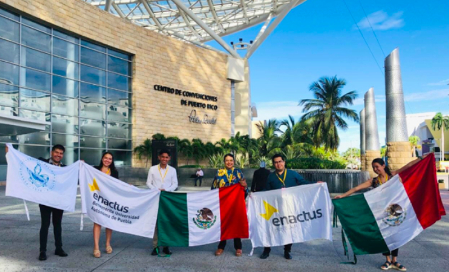 Jovenes de la BUAP ganan la competencia internacional 1 Race 4 Oceans en la Enactus World Cup 2022