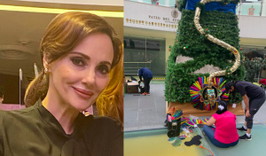 Víboras en noche de paz: Lilly Téllez sobre el polémico árbol de navidad colocado en el Senado