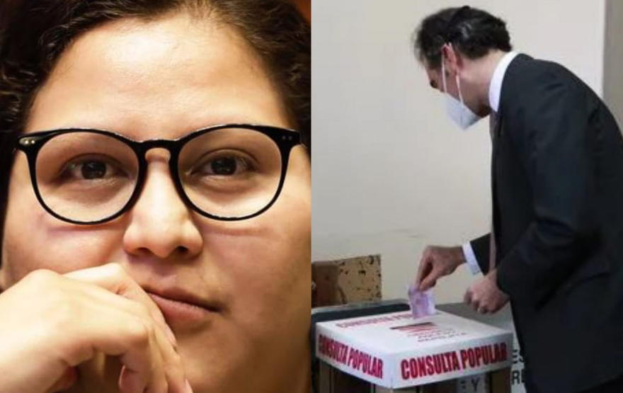 Citlalli Hernández y Lorenzo Córdova