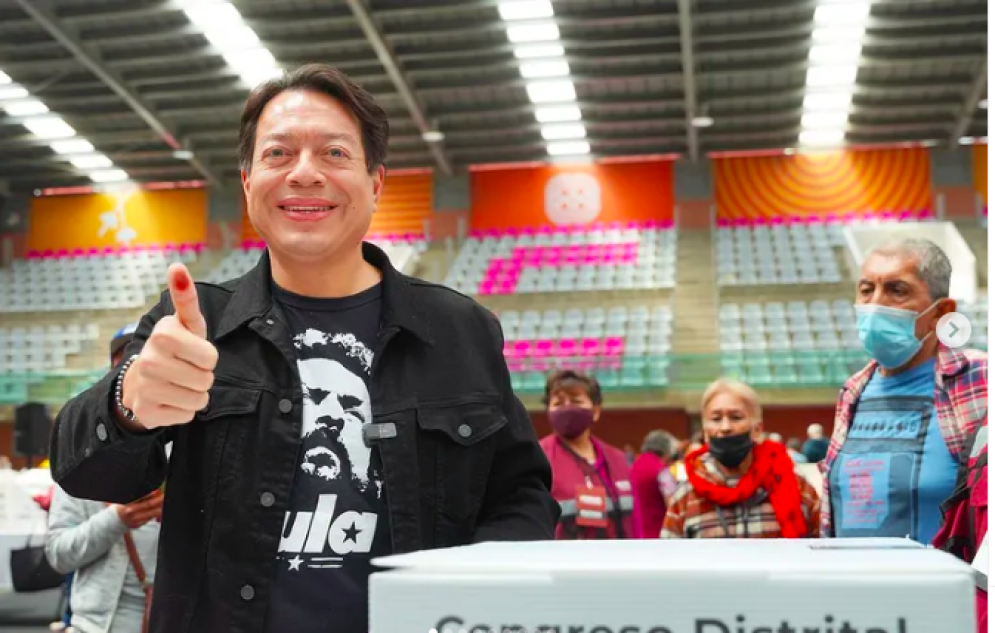 Mario Delgado atribuye disturbios y acarreo en votaciones de Morena a “personas ajenas”