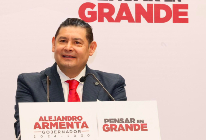 Armenta asegura que no vivirá en Casa Puebla, despachará en Palacio Nacional