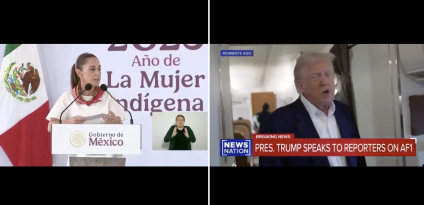Trump asegura que Sheinbaum le tiene miedo a los cárteles: “ni siquiera puede pensar bien”