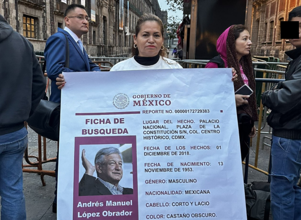 Ceci Flores despide a AMLO con ficha de búsqueda: “Llevo 6 años buscándolo”