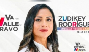 Revelan que Zudikey Rodríguez fue amenazada por el narco para retirarse de la contienda a cambio de vivir
