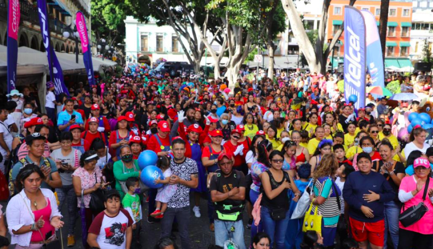 Poblanos celebraron el día del niño con &quot;Aventurarte: una experiencia para los peques&quot;