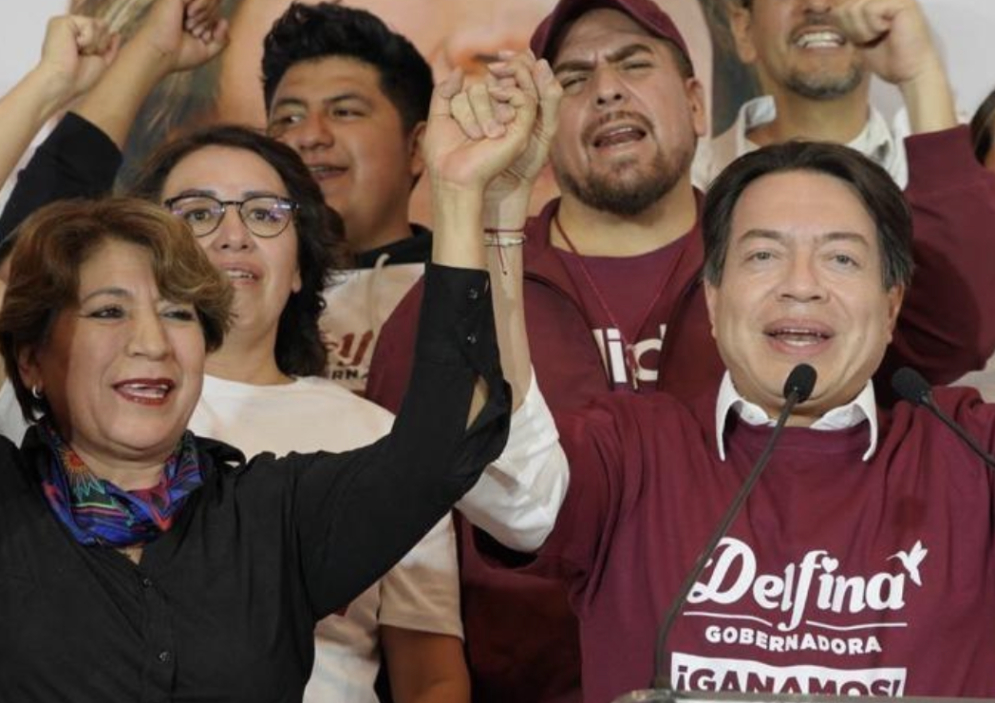Mario Delgado presume que triunfó la honestidad sobre la corrupción con victoria de Delfina Gómez