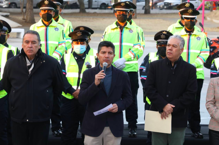 Entregan equipamiento a personal de Seguridad Pública del Ayuntamiento de Puebla